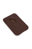 Male Brown Leather Magnetic Wallet | Derimod