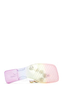 Women's Multicolored Stone Jelly Flip Flops | Derimod