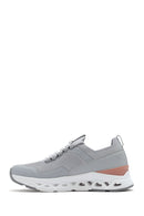 Derimod Zero Women's Grey Laced Fabric Sneakers | Derimod