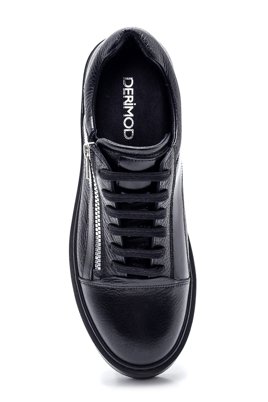 Men's Leather Zipper Sneaker
