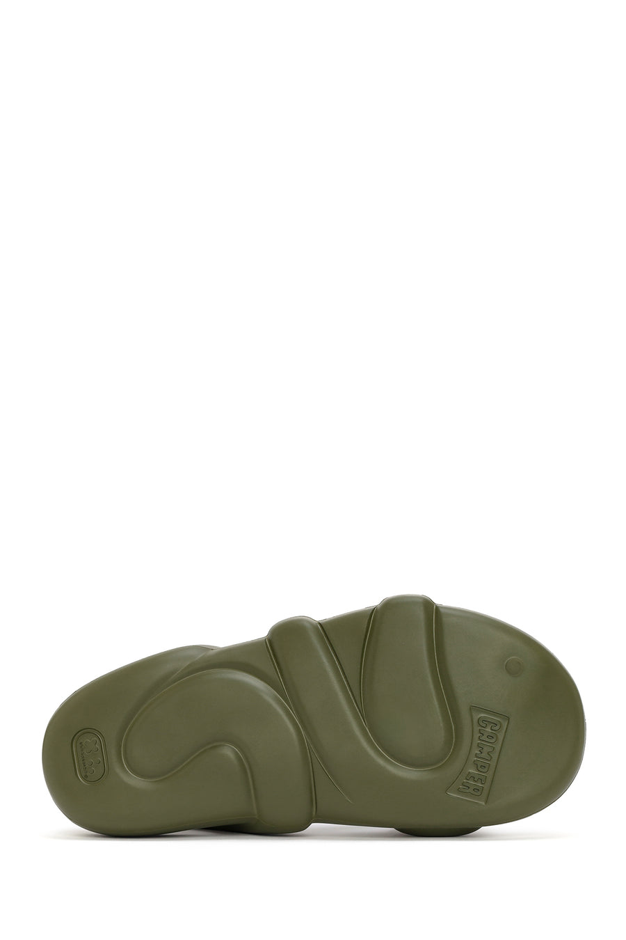 Camper Women's Green Kobarah Flat Slippers