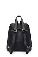 Women's Black Leather Backpack | Derimod
