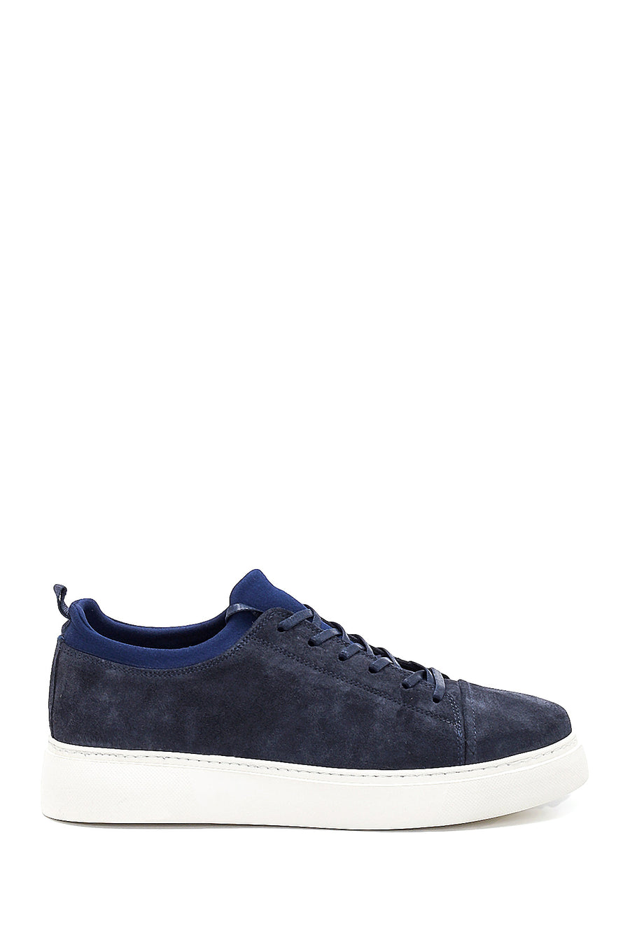Erkek Mavi Süet Deri Sneaker 22SFD628210 | Derimod