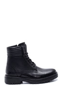 Men's Leather Zippered Boots | Derimod