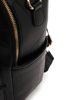 Woman Black Long-Strap Backpack | Derimod