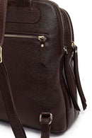 Women's Brown Leather Backpack | Derimod