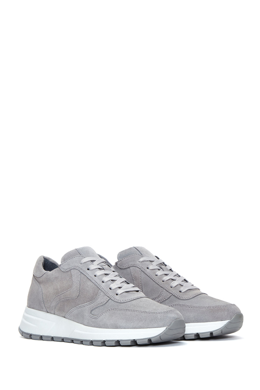 Women's Anthracite Suede Leather Sneaker