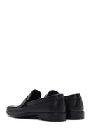 Men's Black Leather Casual Loafer | Derimod