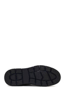 Male Black Lace-Up Leather Sneaker | Derimod