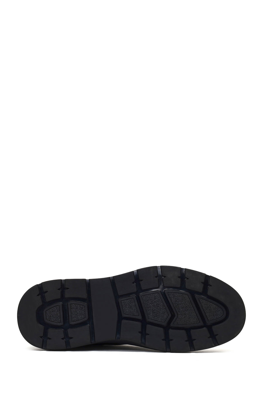 Male Black Lace-Up Leather Sneaker