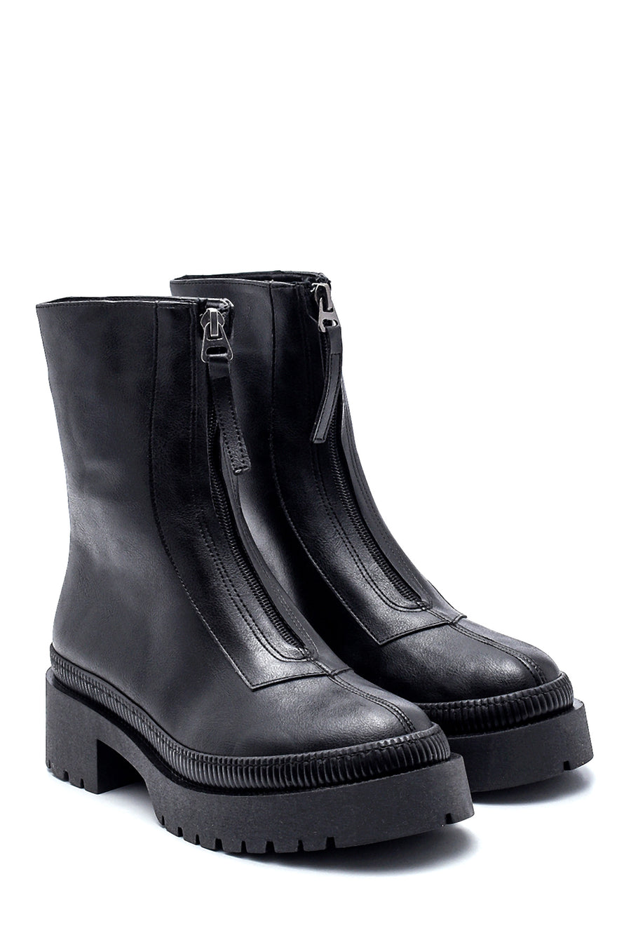 Women's Front Zipper Boots