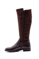 Women's Brown Zippered Casual Boots | Derimod