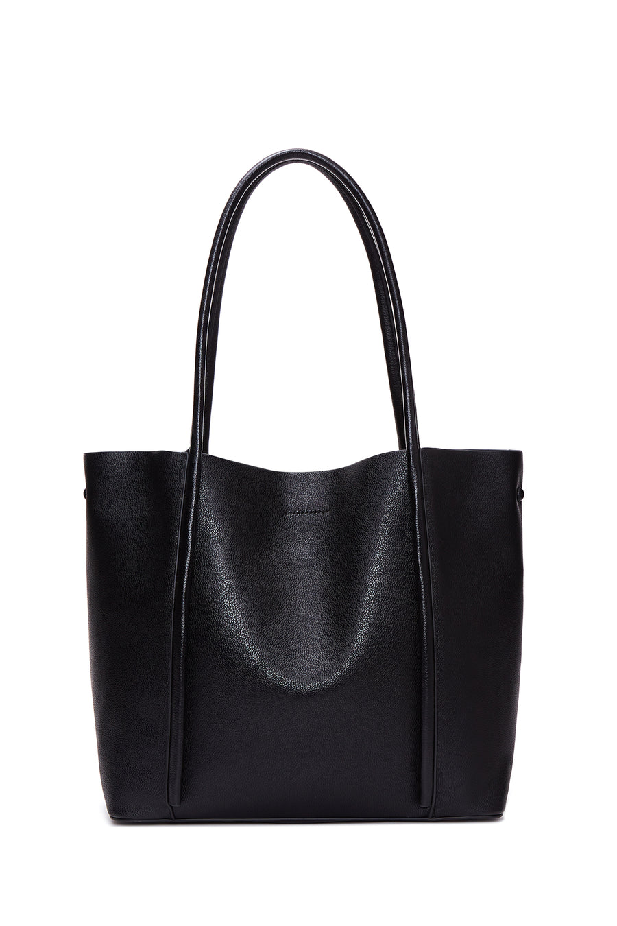 Woman Black Long Strappy Shoulder Bag