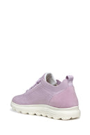 Geox Women Purple D Spherica A - Knitt. Text + Sue Laced Fabric Sneaker | Derimod