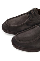 Male Anthracite Lace-up Suede Casual Shoes | Derimod