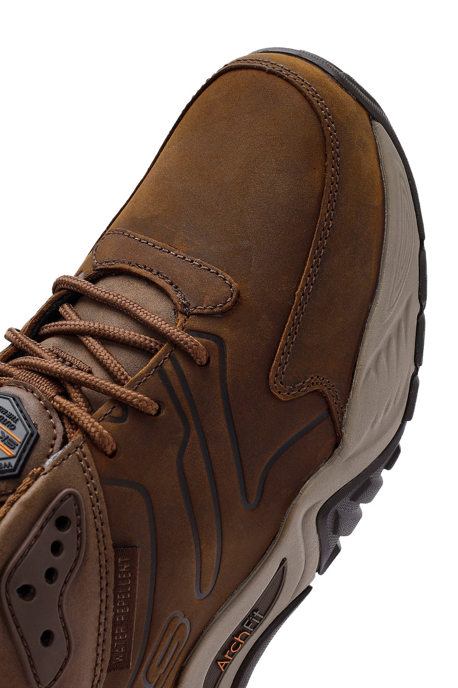 Skechers Erkek Kahverengi Arch Fit Recon - Cadell Bağcıklı Nubuk Deri Bot