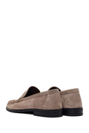 Erkek Gri Süet Deri Casual Loafer | Derimod