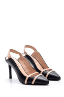 Women's Striped Heeled Shoes | Derimod
