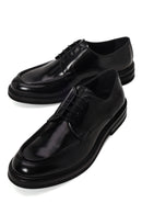 Male Black Lace-Up Leather Casual Shoes | Derimod