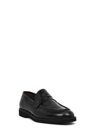 Men's Black Leather Classic Loafer | Derimod