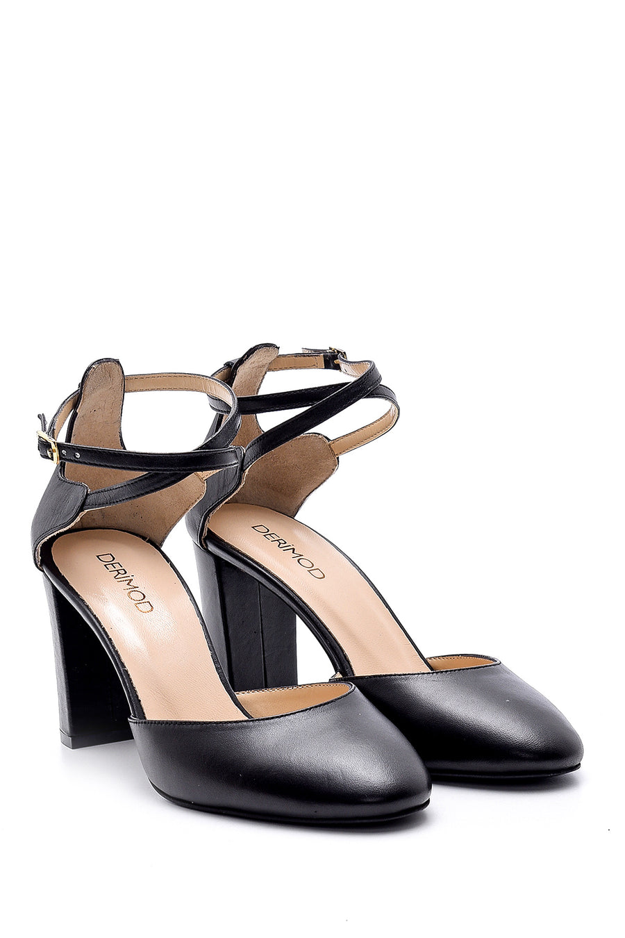 Women's Leather Heeled Shoes
