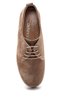 Women's Suede Oxford Shoes | Derimod