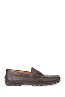 Geox Erkek Kahverengi U Moner 2Fit Casual Deri Loafer | Derimod