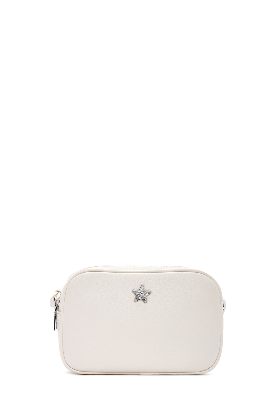 Women's Cream Long Strap Crossbody Bag