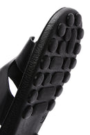Women's Black Flat Slippers | Derimod