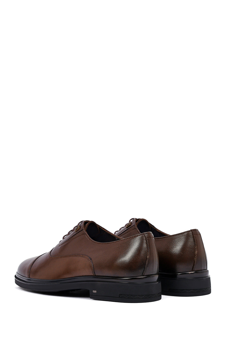 Men's Brown Lace Up Leather Casual Shoes