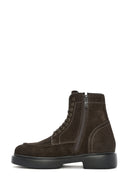 
Men's Brown Zippered Suede Leather Boot
 | Derimod