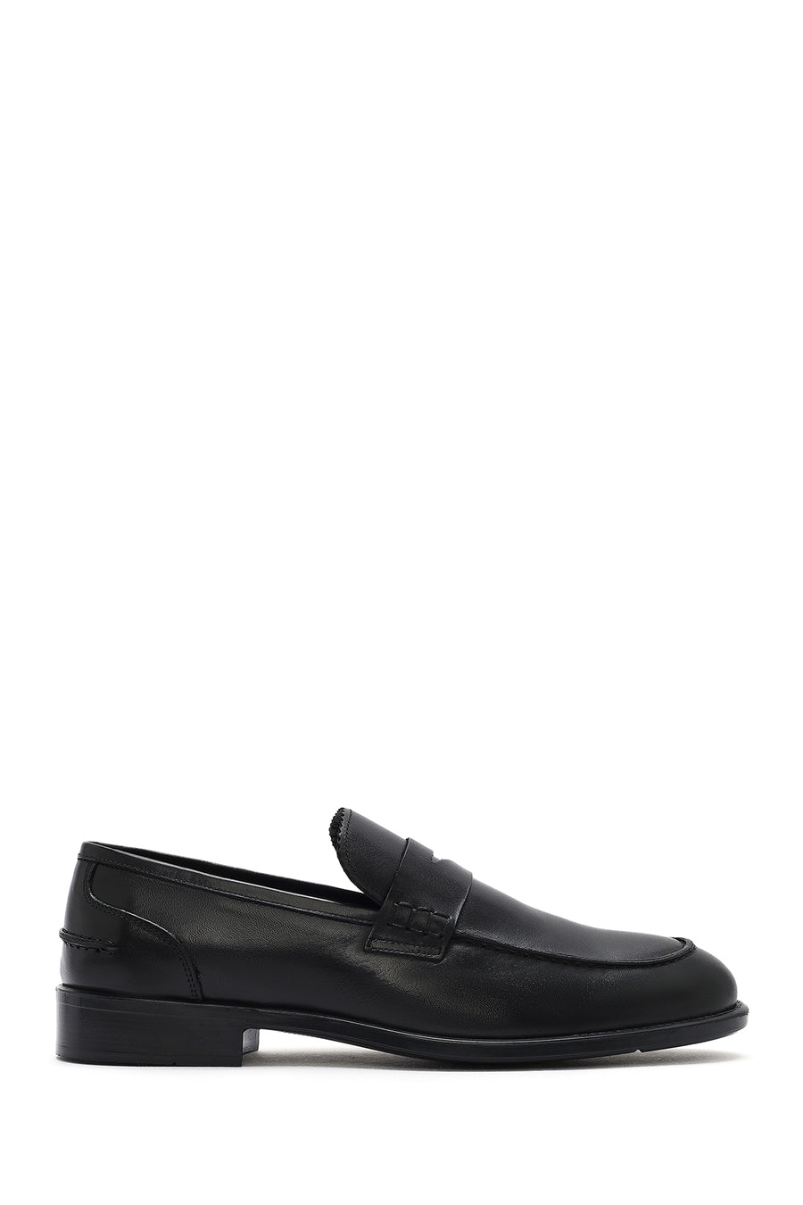 
Men's Black Leather Loafer
 25SFD751618 | Derimod