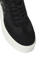 Kadın Siyah Bağcıklı Sneaker | Derimod
