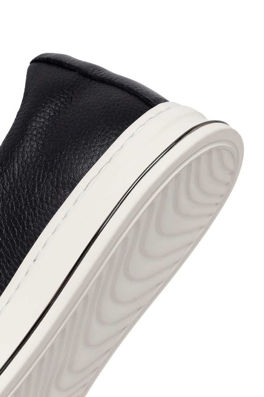 Male Black Leather Casual Shoes