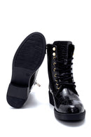 Women's Crocodile Patterned Boots | Derimod
