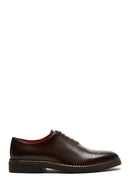 Men's Tan Leather Casual Oxford Shoes | Derimod