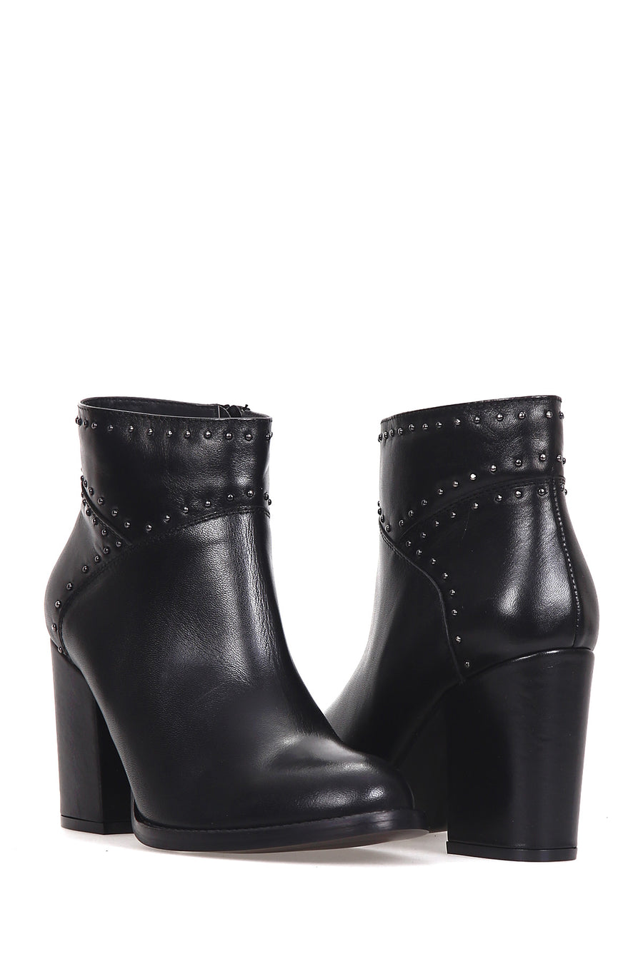 Women's Heeled Leather Boots