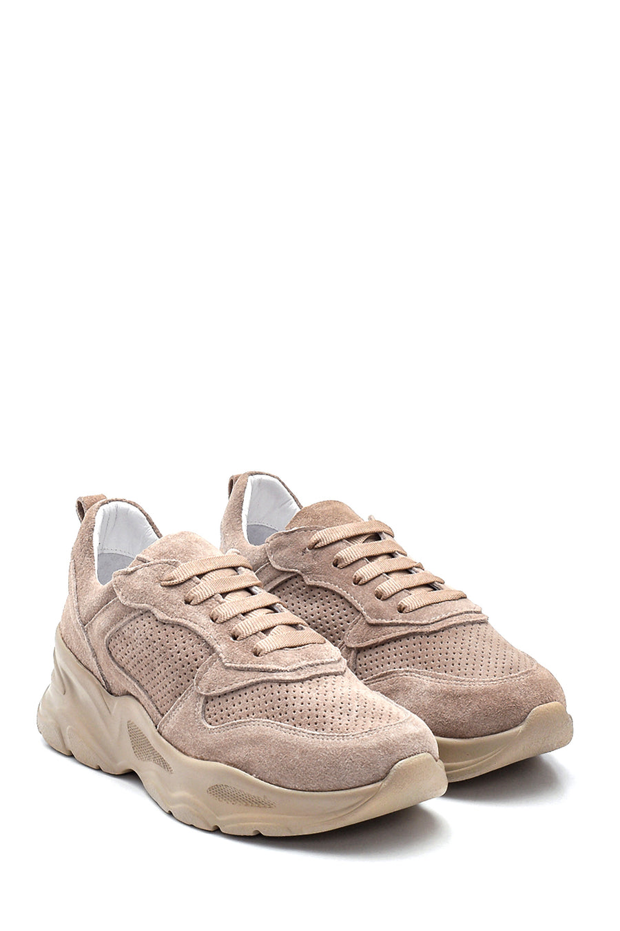 Women's Leather Suede Sneaker