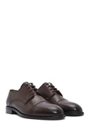 Men's Brown Laced Leather Classic Shoes | Derimod