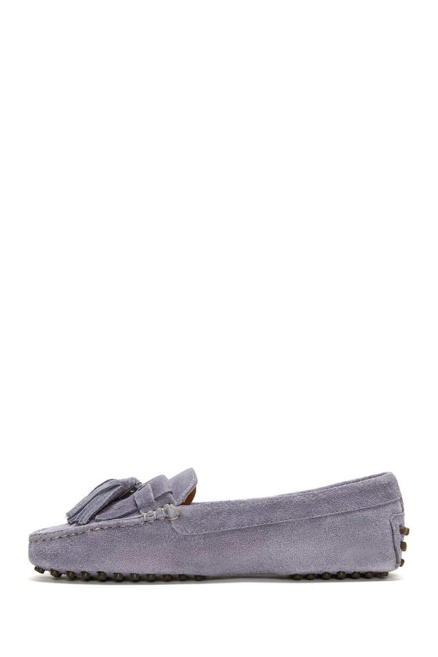 Women's Leather Suede Tassel Loafer