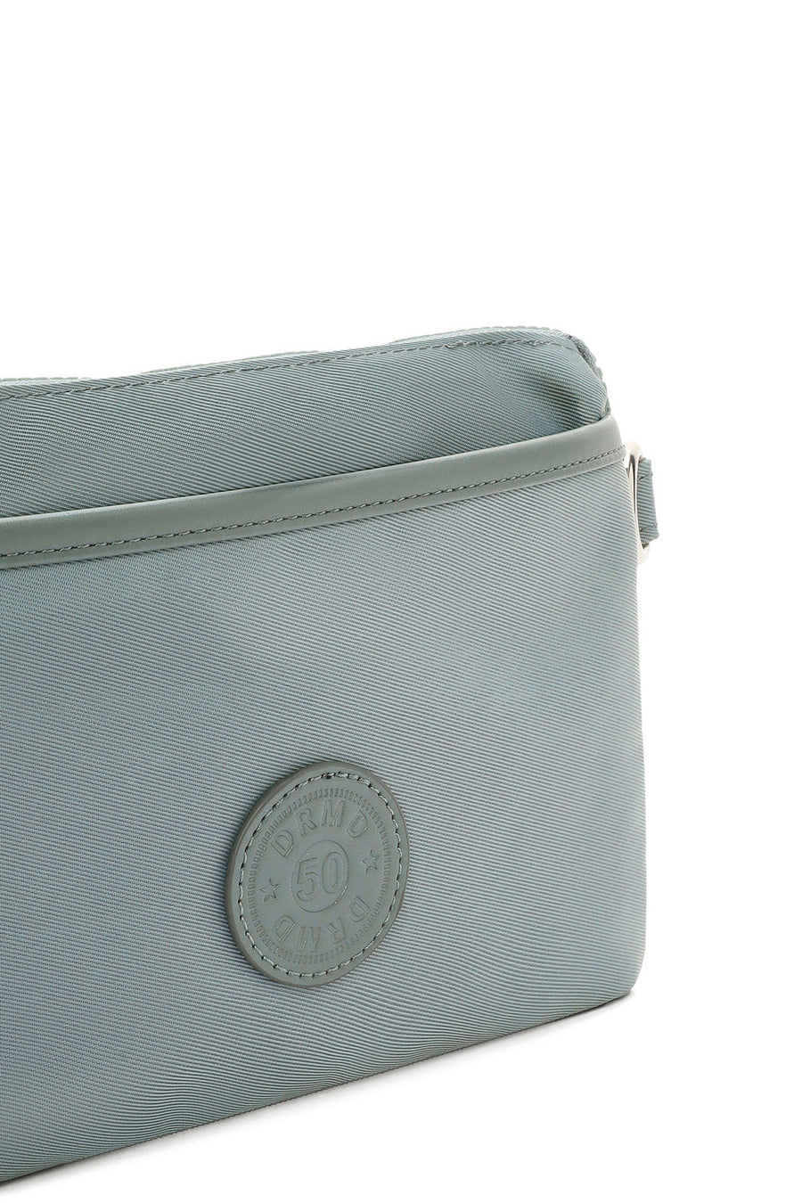 Women's Green Fabric Crossbody Bag