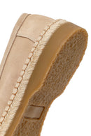 Erkek Bej Süet Deri Casual Loafer | Derimod