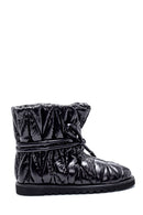 Women's Leather Shiny Puffy Boots | Derimod