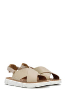 Camper Women's Beige Oruga Sandals | Derimod