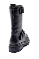 Women's Leather Buckle Detailed Boots | Derimod