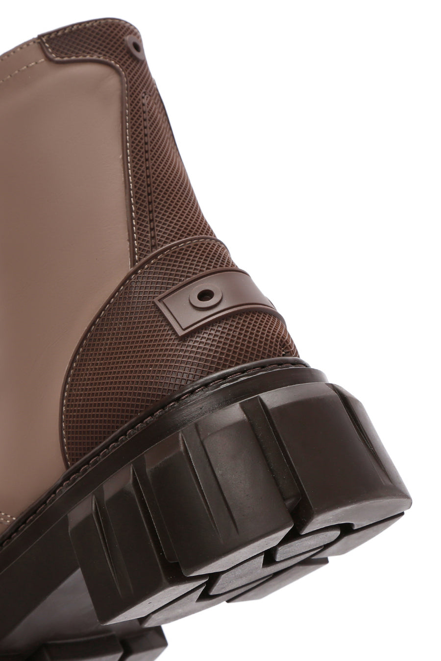 Women's Mink Leather Zippered Boots