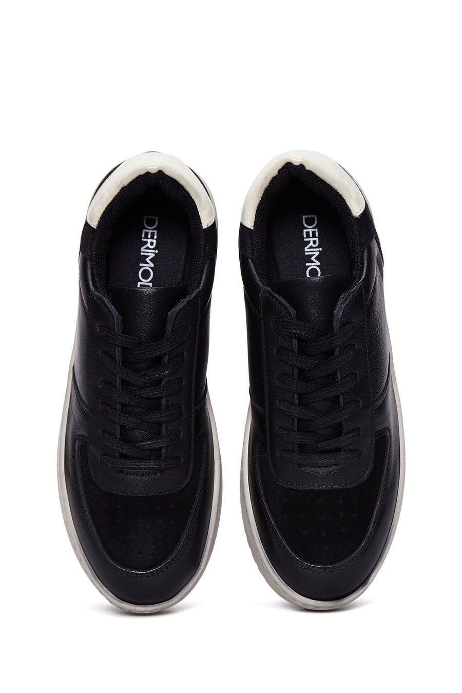 Women's Black Leather Sneaker