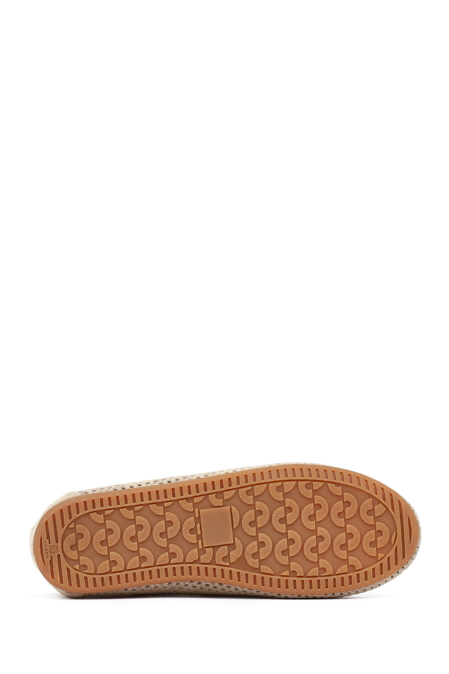 Kadın Bej Süet Deri Loafer