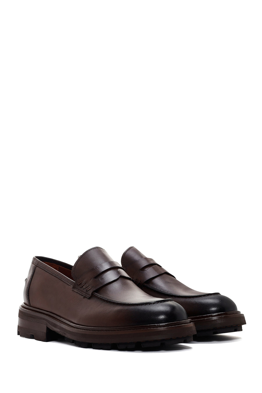 Men's Brown Leather Casual Loafer