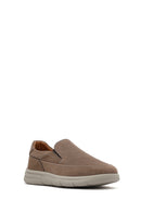 Erkek Bej Nubuk Deri Comfort Loafer | Derimod